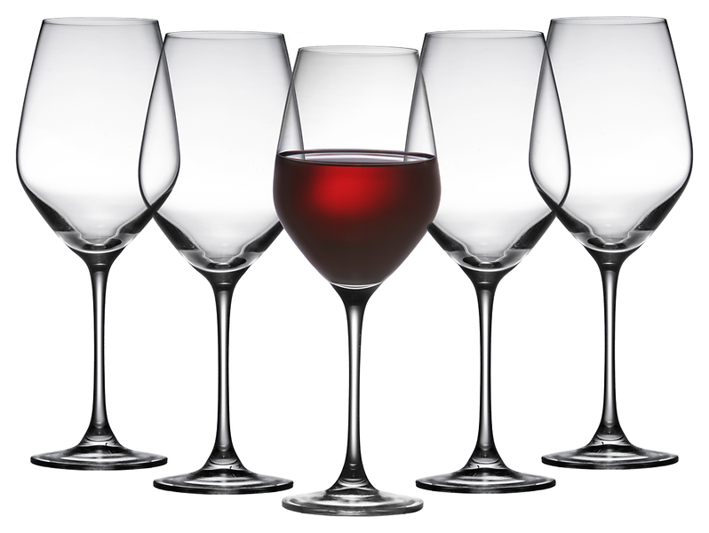 Komplet 6 kieliszków do czerwonego wina 300 ml Krosno Splendour