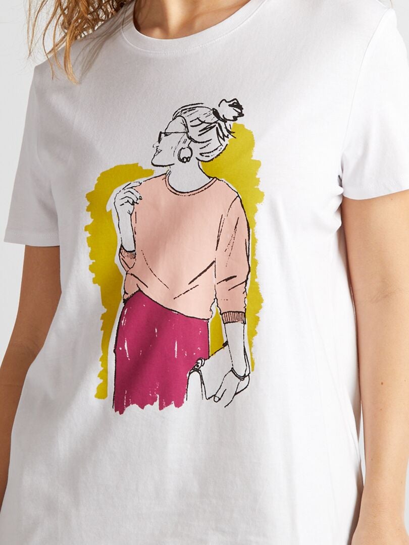 Camiseta 'Corações' - BRANCA