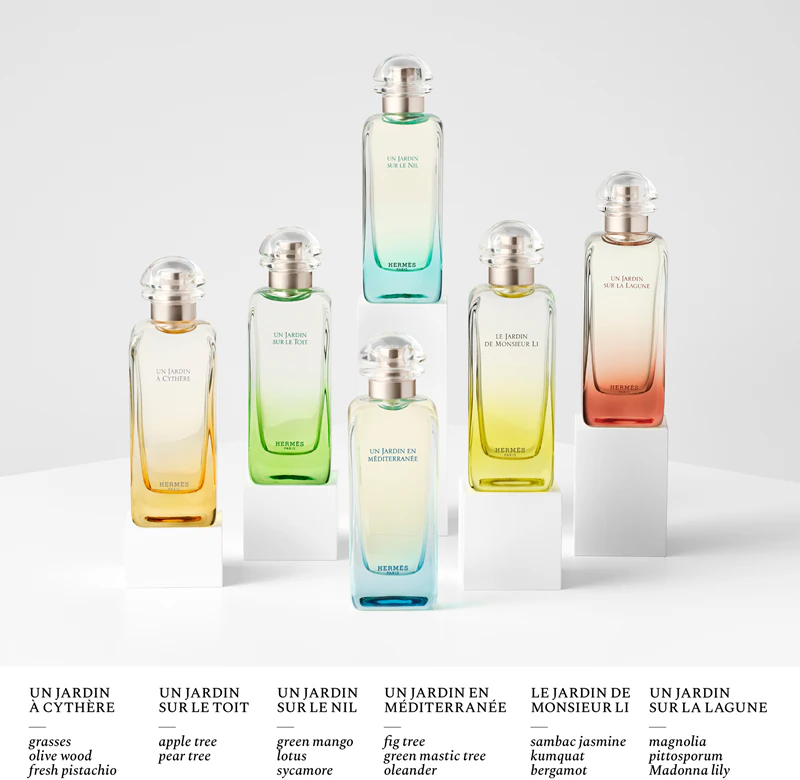 HERMÈS Parfums-Jardins Collectie Un Jardin Sur Le Nil Set zestaw upominkowy unisex II.