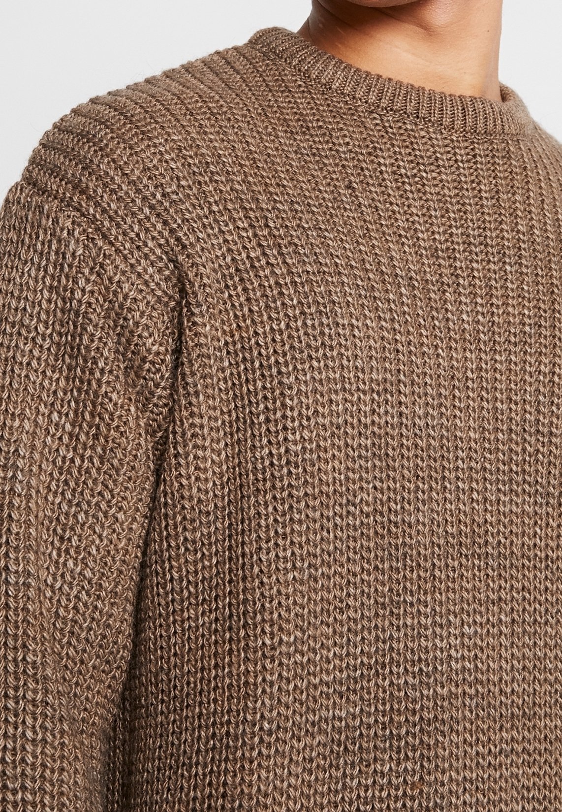 YOURTURN Pullover - meliertes Hellbraun