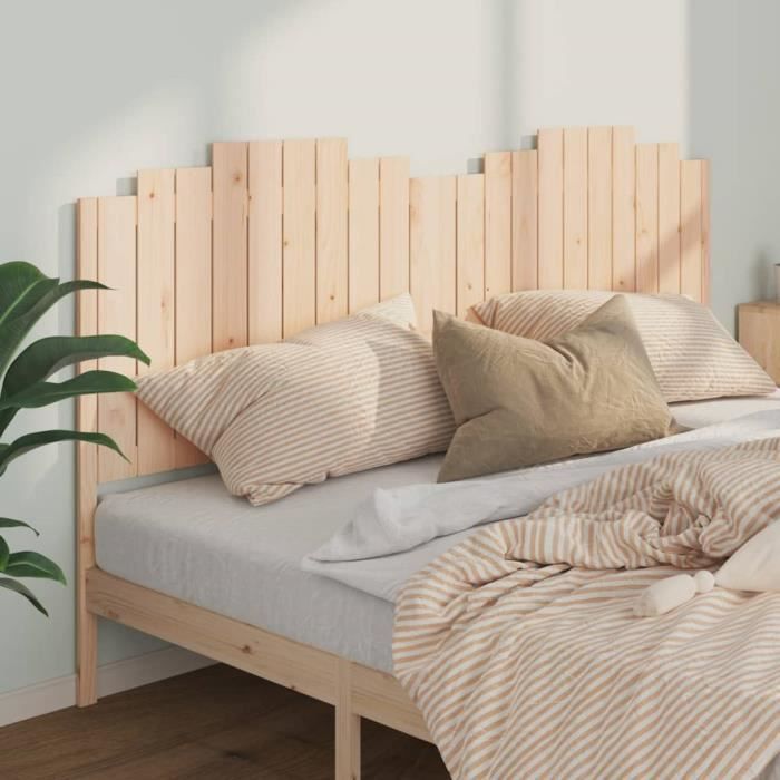 vidaXL Tête de lit 206x4x110 cm Bois massif de pin  818490