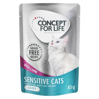Concept for Life Sensitive Cats Lamb Grain-Free - v omáčce