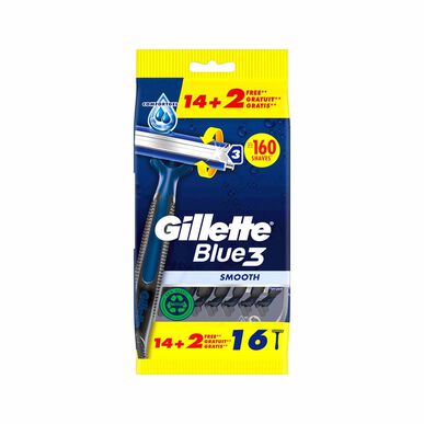 Jednorazové žiletky Gillette modré 3 16 kusov 16 kusov