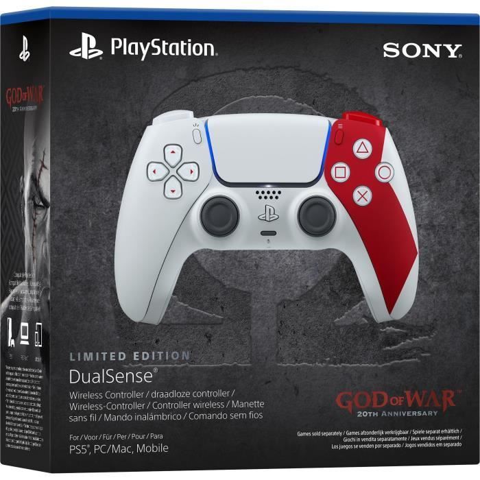 Manette sans fil DualSense™ - Édition Limitée God of War™ 20 ans I PS5 et PC