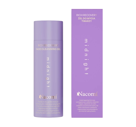 Nacomi Midnight żel do mycia twarzy 140 ml