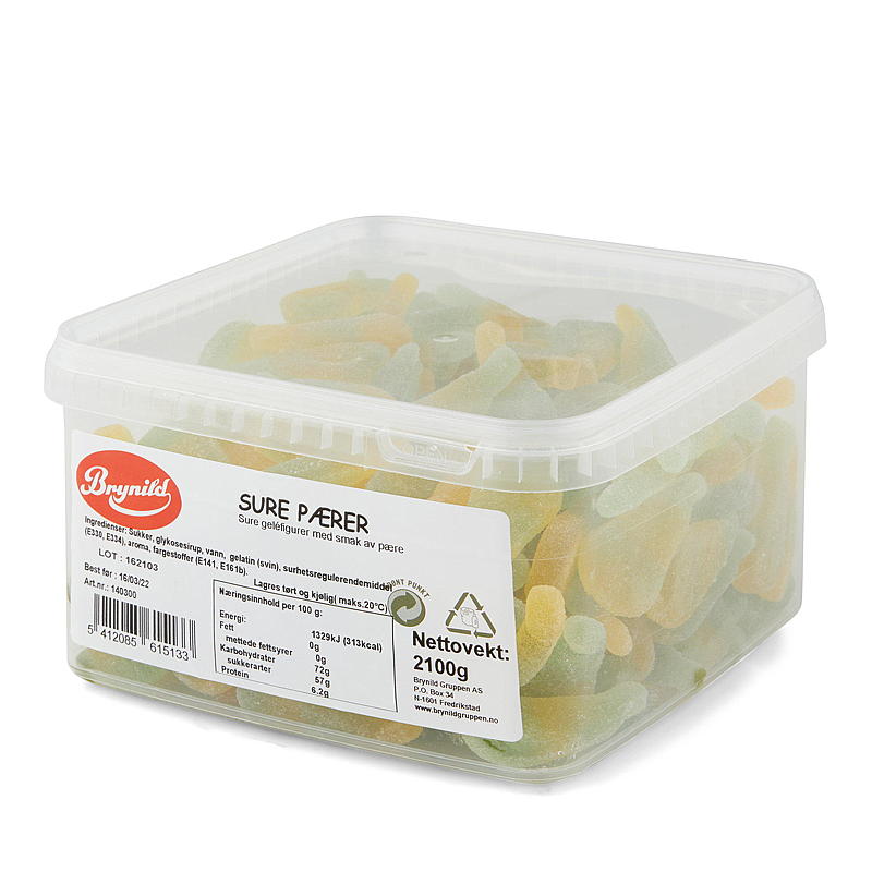Brynild Sure Pærer 2,10 kg