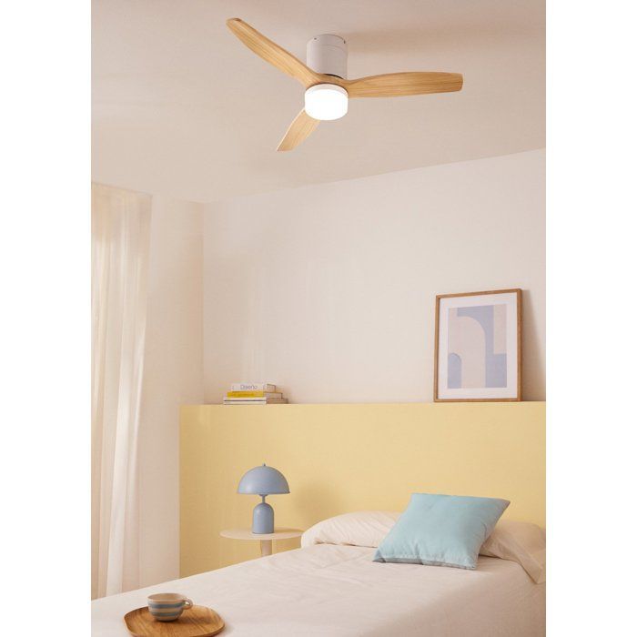 Ventilador de techo - Diseño - Con luz - Silencioso - Función verano/invierno - Control remoto