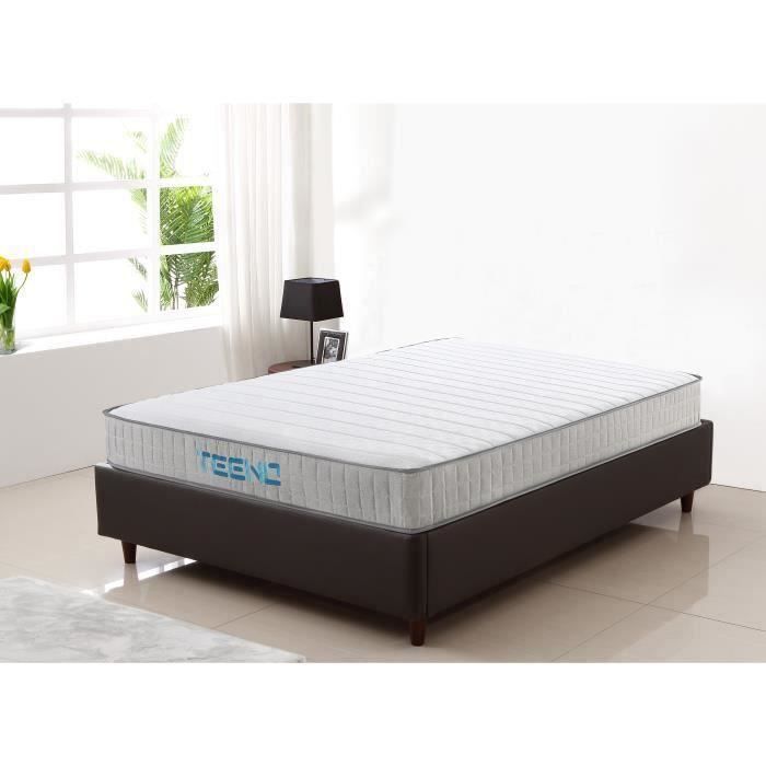 Materasso - IZTOSS - 140x190 cm - Schiuma memory - Spessore 18 cm - Gel - 7 zone comfort - Bilanciato