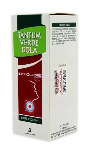 TANTUM Tantum Verde Hals-Mundwasser 0,25 % 160 ml Flurbiprofen Entzündungshemmend
