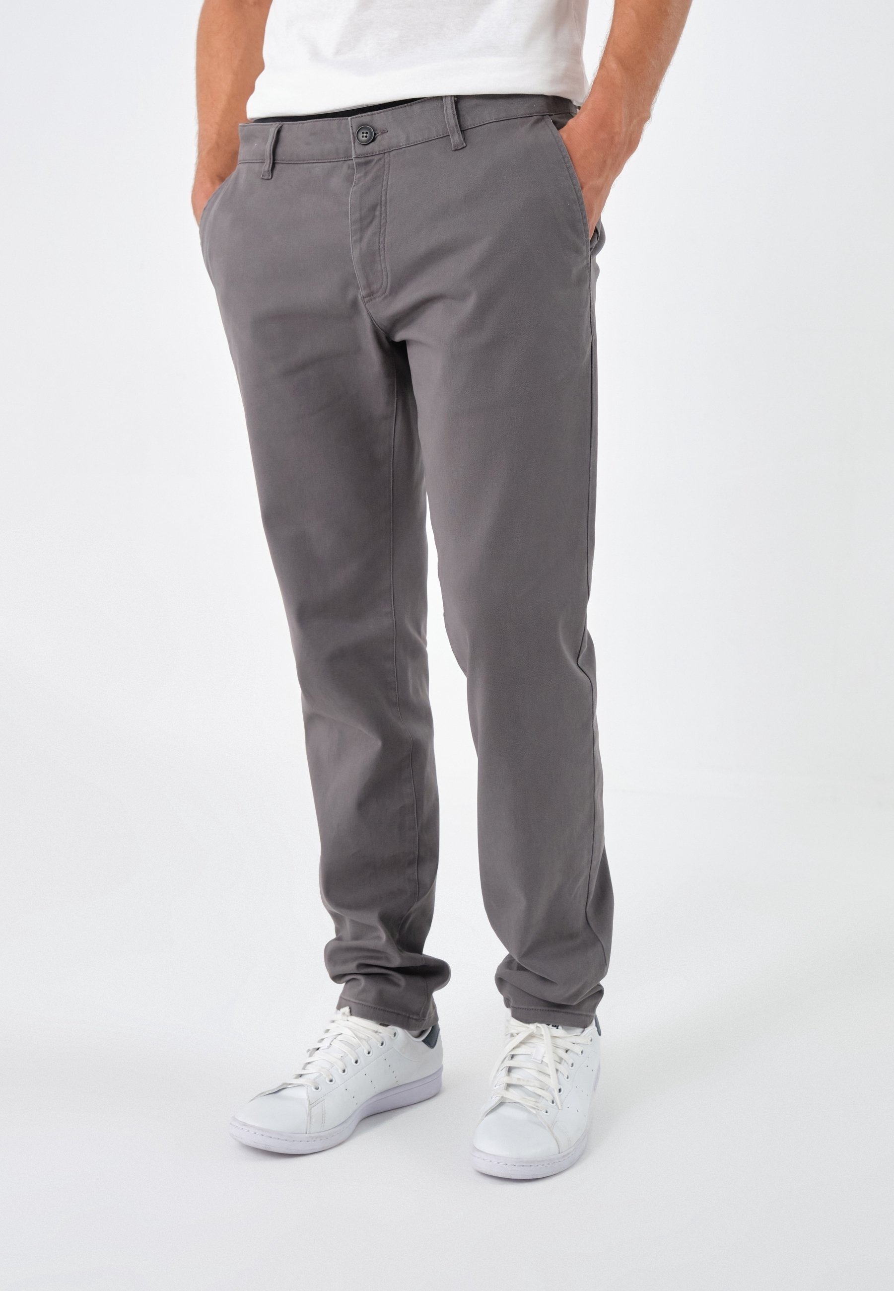 Chinos Pier One - gris foncé