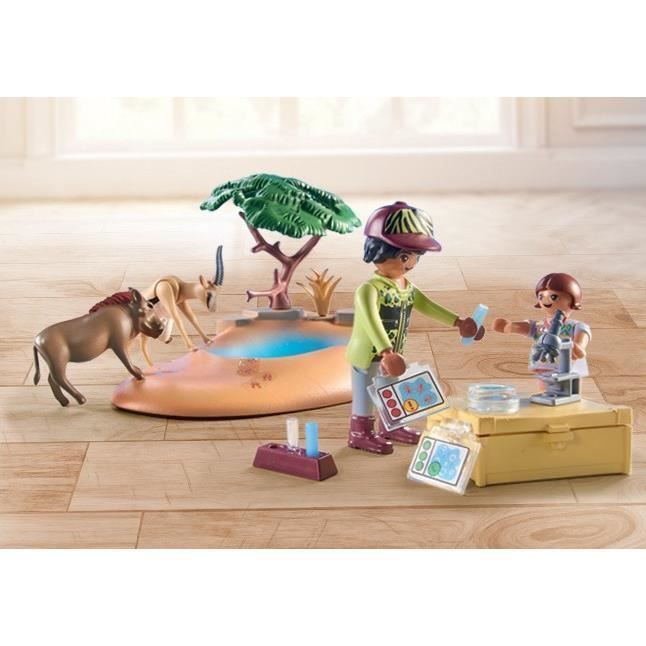PLAYMOBIL 71294 Ontdekkers met savannedieren, Wiltopia, met 1 olifant en andere dieren, geschikt voor kinderen vanaf 4 jaar.