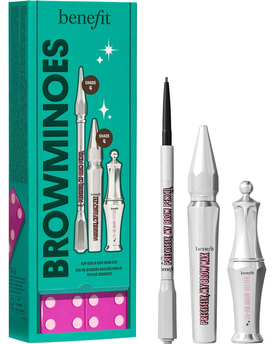 BENEFIT COSMETICS svētku kolekcija Browminoes - Ziemassvētku grima komplekts