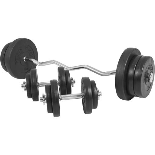  70 kg Kunststoff-Curl-Spiel Ez Game von Gorilla Sports