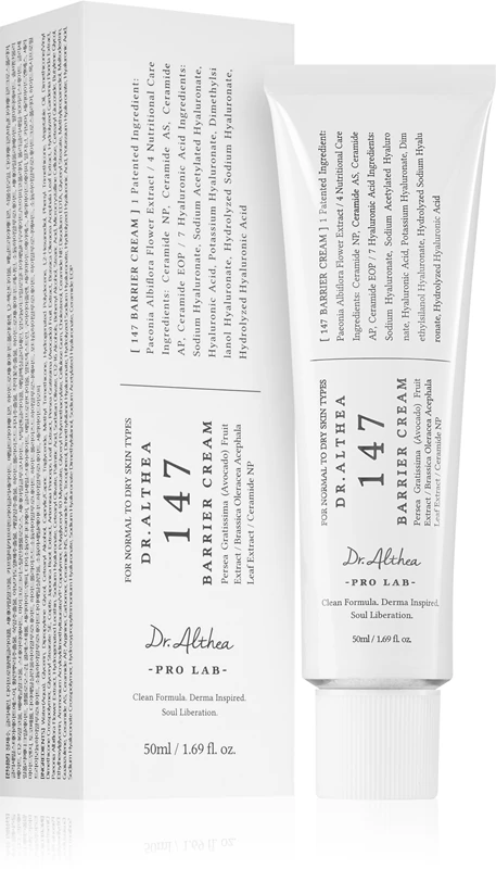 Dr. Althea 147 Creme Barreira: creme nutritivo para fortalecer a barreira cutânea.