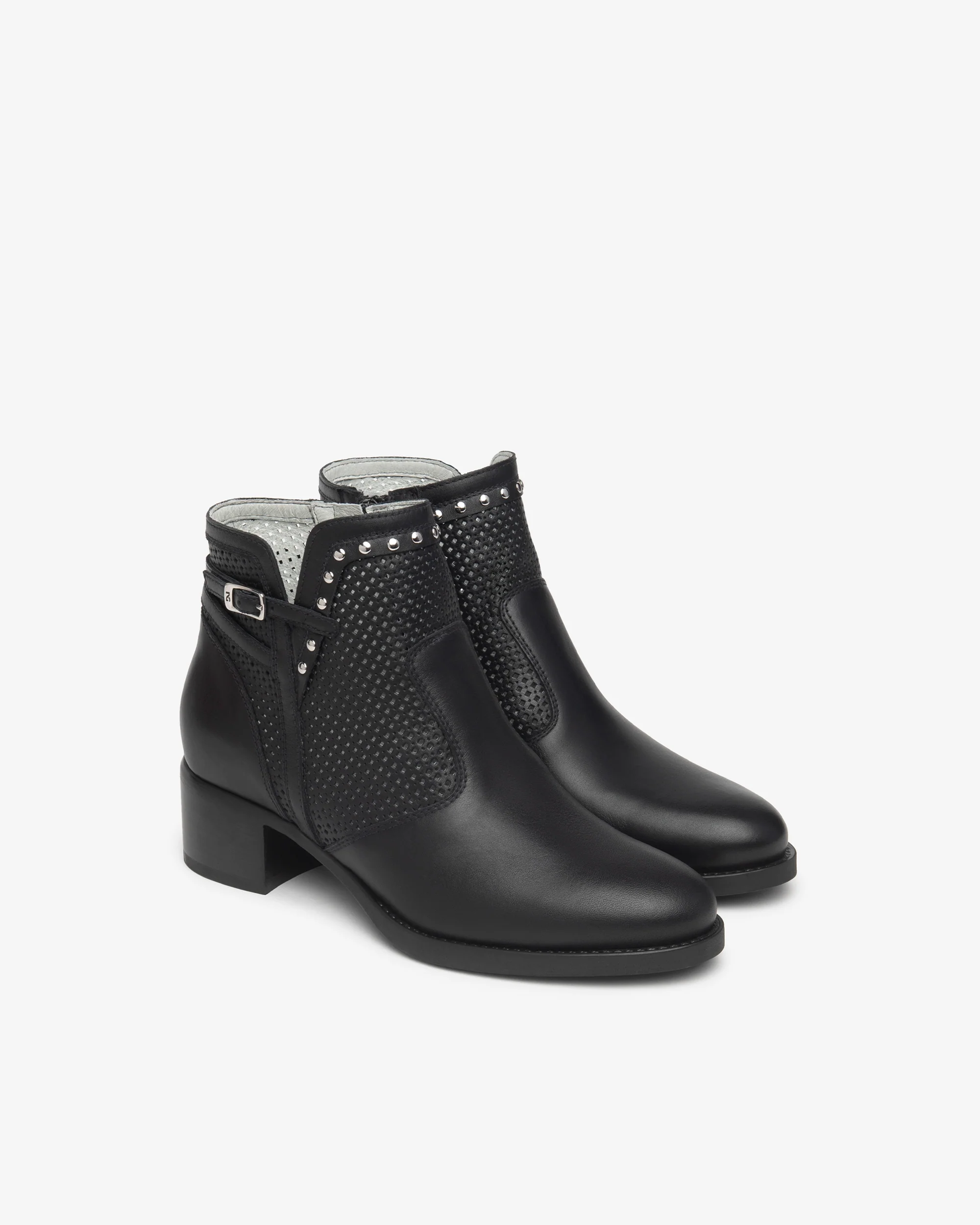  Damen-Ankle-Boots aus Leder