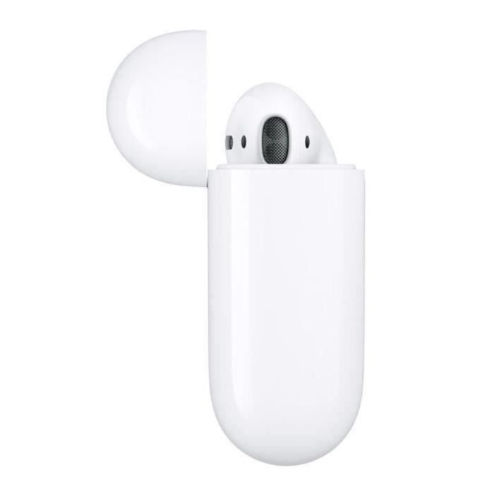 Auriculares inalámbricos Apple AirPods 2 - Estuche de carga con cable - Reacondicionados - Excelente estado