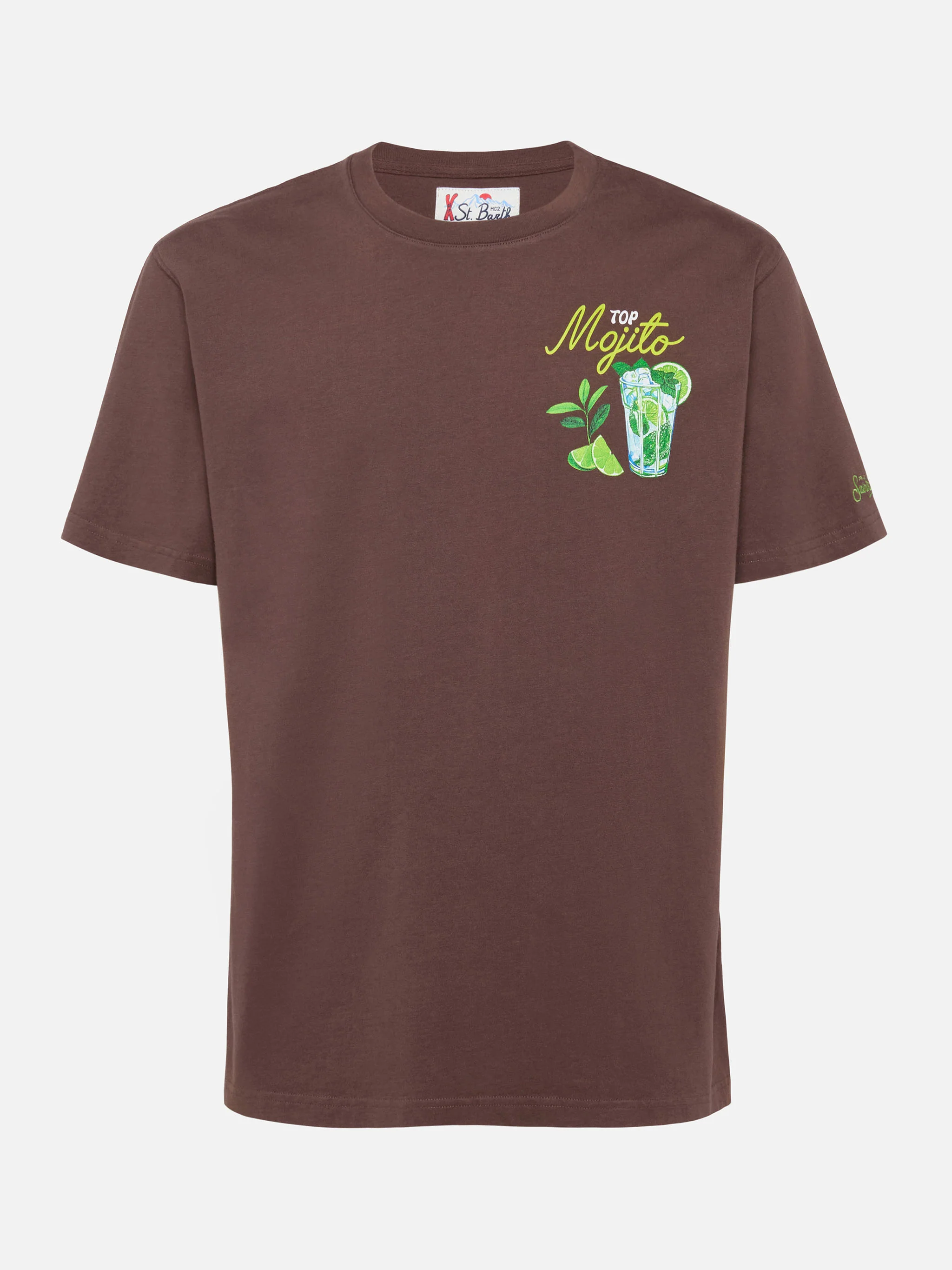Arnott's Mojito Print Katoenen Winter T-shirt