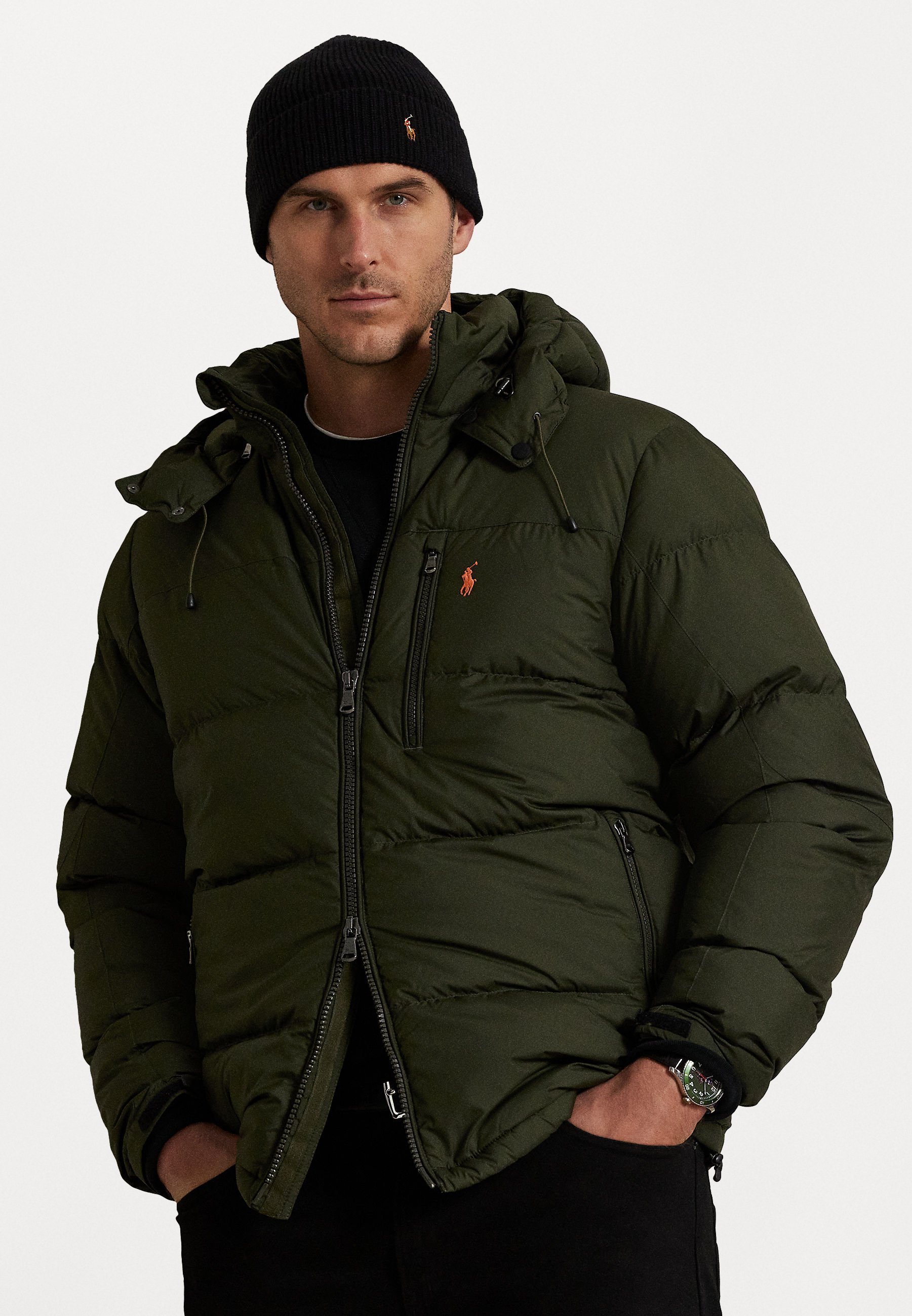 Jaqueta de plumas Polo Ralph Lauren Big & Tall THE GORHAM - Jaqueta de plumas - verde oliva da marca