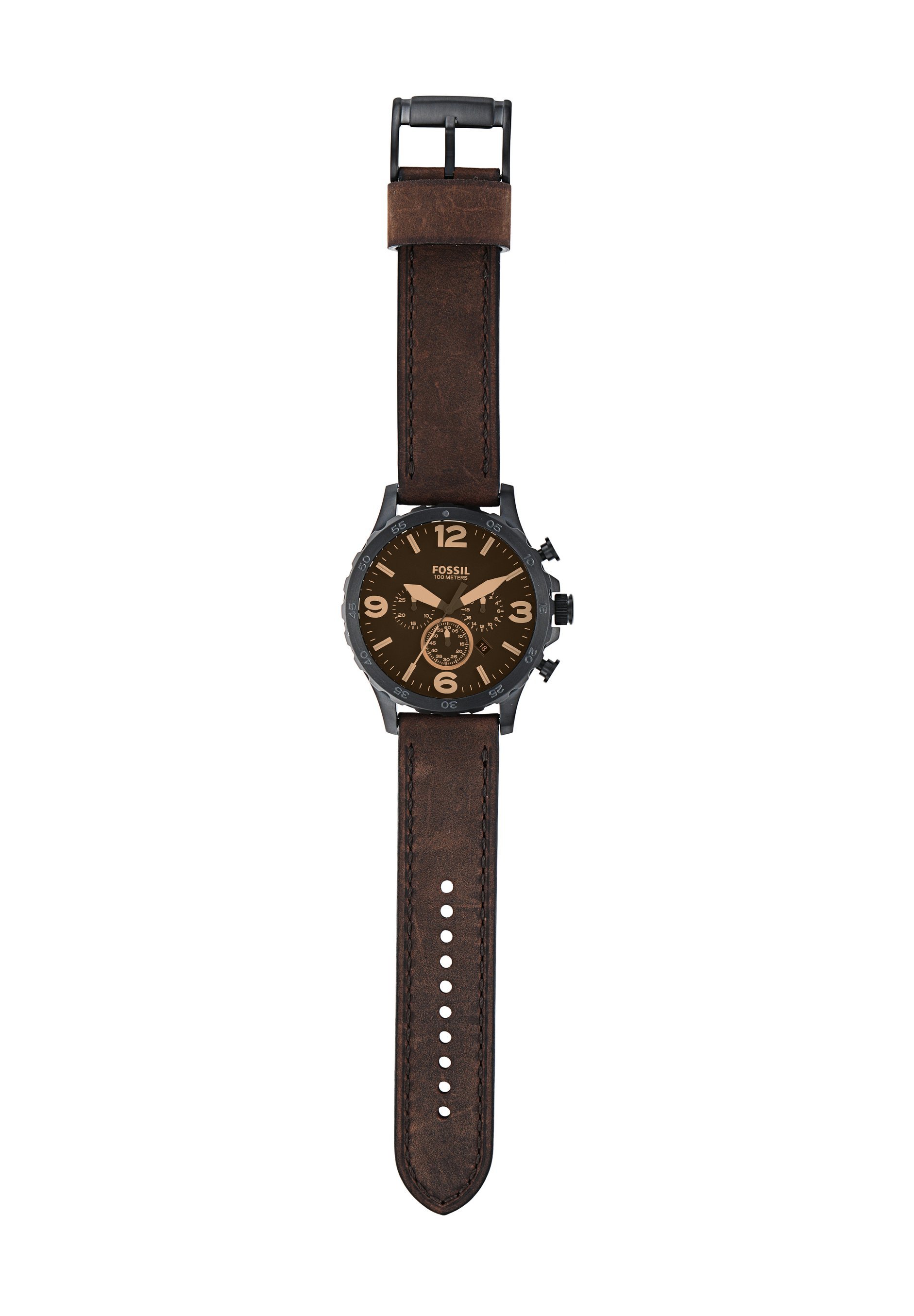 Orologio cronografo Fossil - marrone