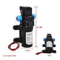 Pompe à Eau Haute Pression DC 12V 5 L/Min Pompe à Eau Diaphragme Pompe Auto-amorçante 116 PSI Pratique pour Camping car Caravane