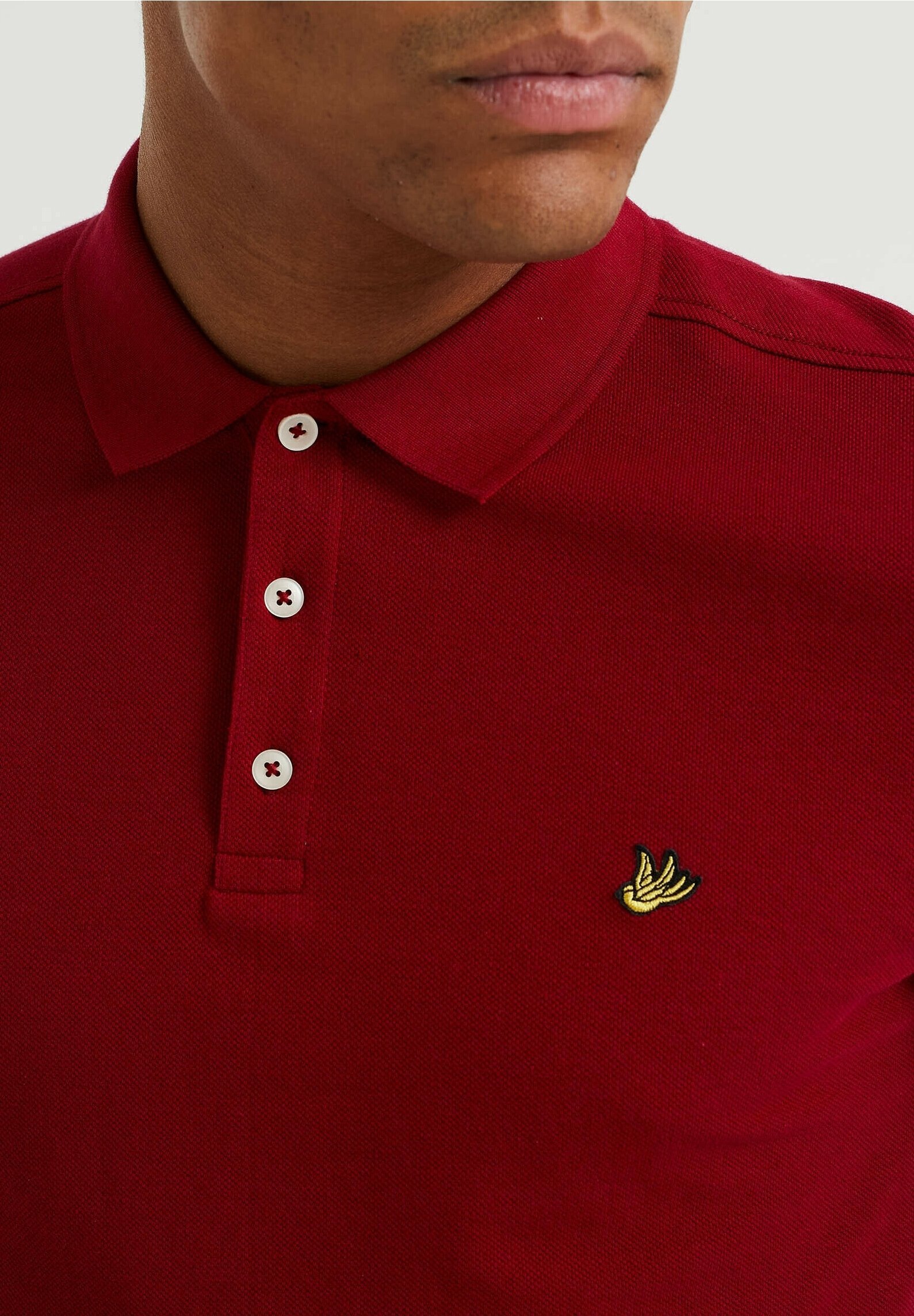 Polo tričko WE Fashion - vínové