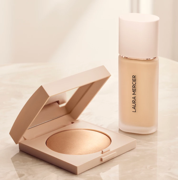 Real Flawless Luminous Perfecting Pressed Powder Translucent - Laura Mercier