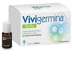 DULAC Vivigermina Forte, complément probiotique, 10 flacons de 10 ml