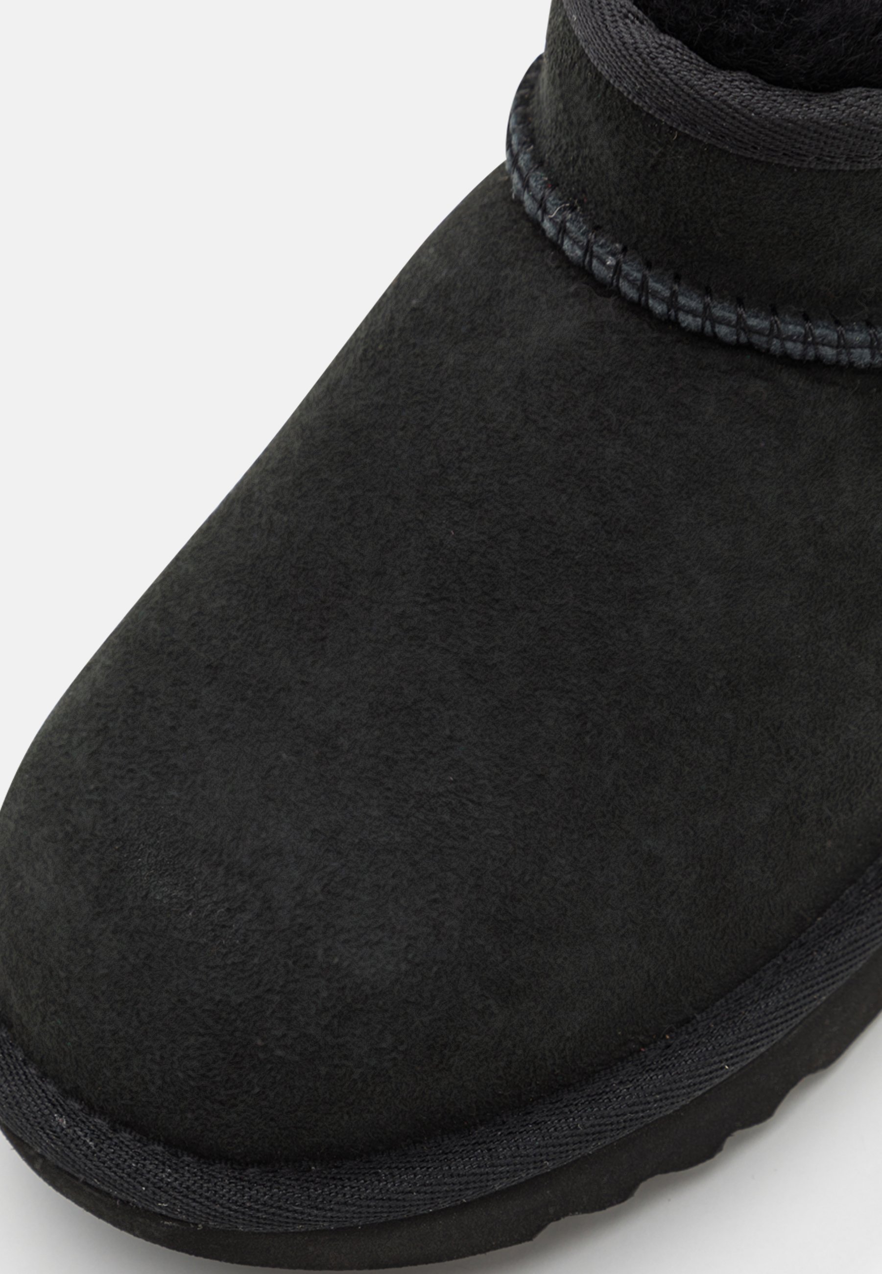 UGG CLASSIC ULTRA MINI UNISEX - Klassieke enkellaarsjes - zwart