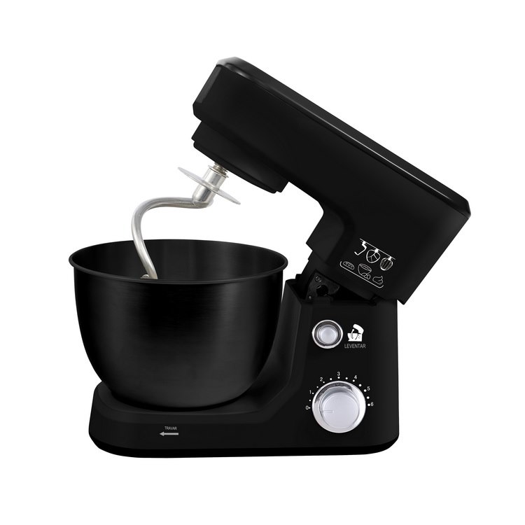 Robot pâtissier Batidora silencieux sur pied avec mixeur, hachoir à viande et spirale pour pâte à gâteau.