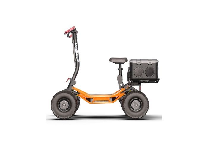 Scooter eléctrico todoterreno de 4 ruedas VEEHOP para personas con movilidad reducida y personas mayores, con motores duales de 3200 W - 60 V 24 Ah.