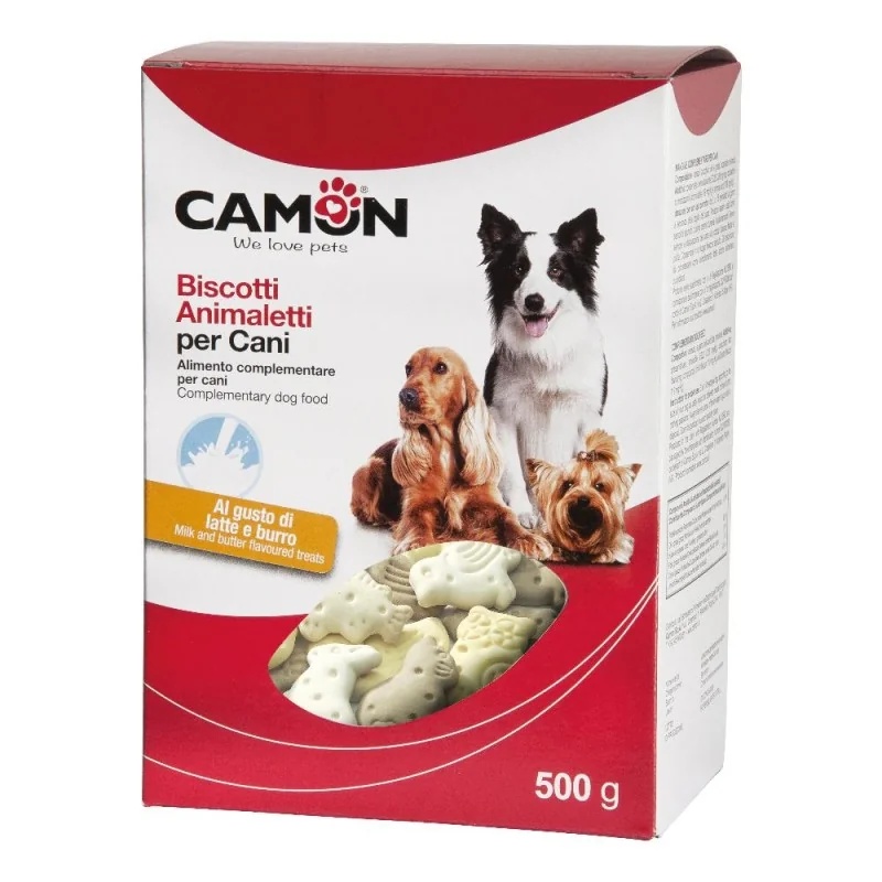 Biscoitos CAMON em formato de animais 500g Alimento complementar