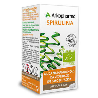 Arkocaps Suplemento de Mantenimiento de Vitalidad con Espirulina 45 cápsulas 45 cápsulas