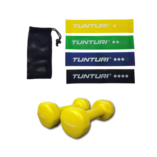 Set Bandas De Resistencia + Mancuernas