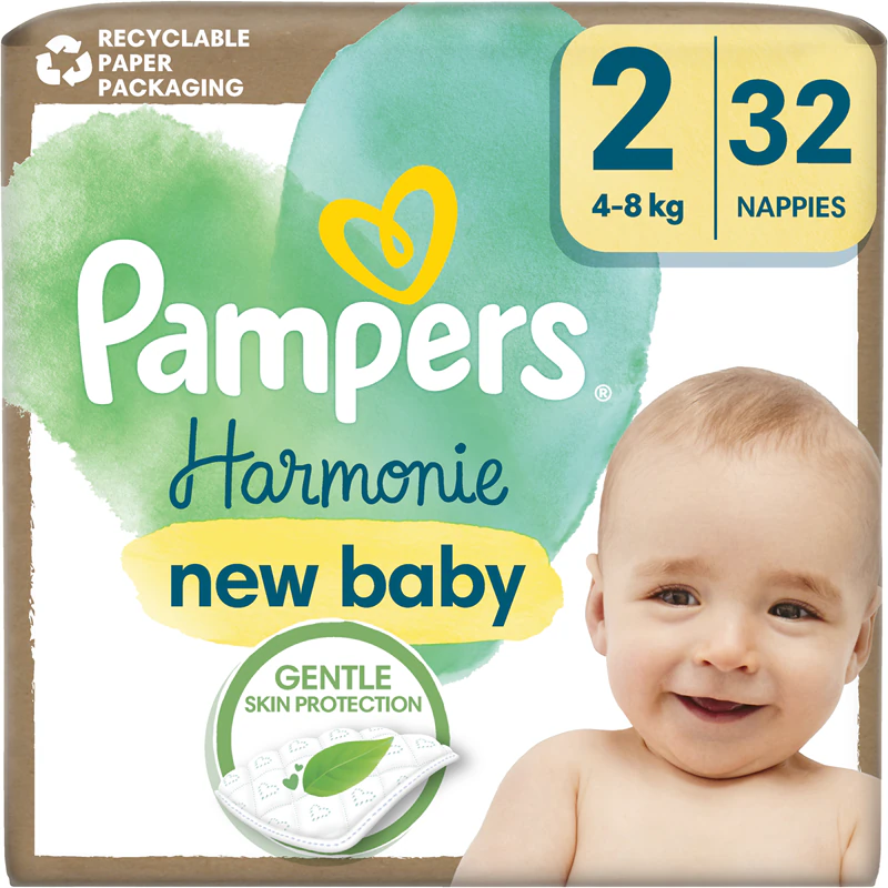 Pampers Harmonie wegwerpluiers maat 2