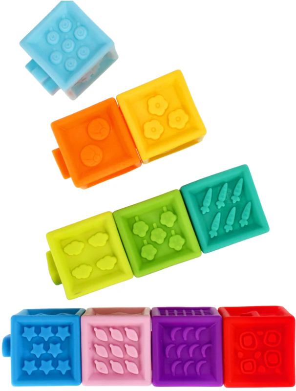 Blocos de borracha Bam-Bam, blocos sensoriais macios