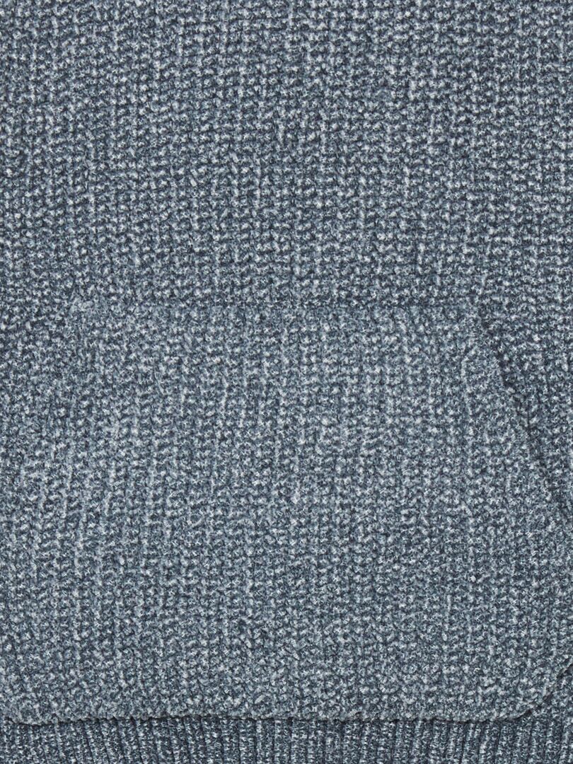 Chenille hoodie - grijs