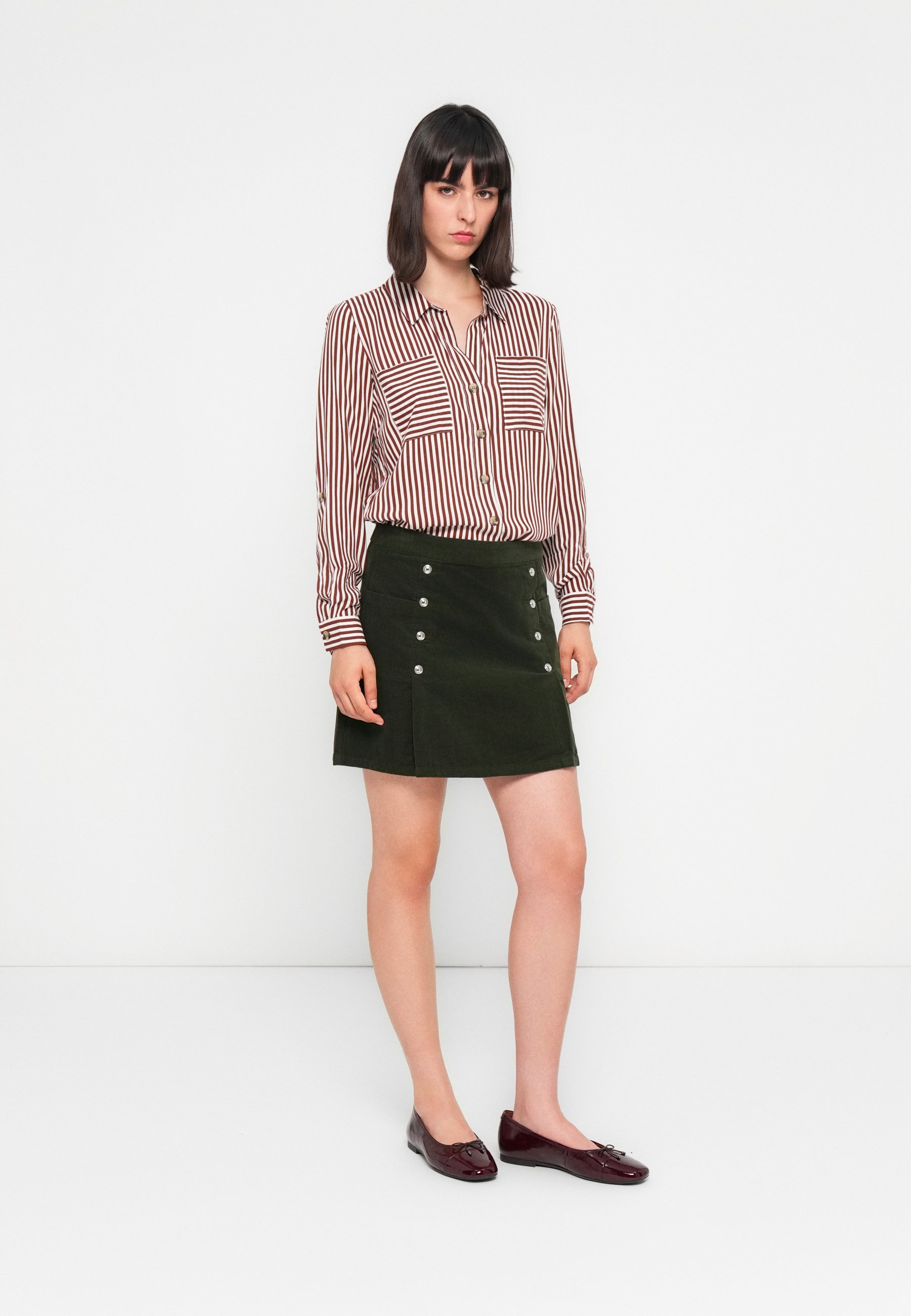 CAMICIA ONLY ONLYASMIN - Camicetta con bottoni - cappuccino