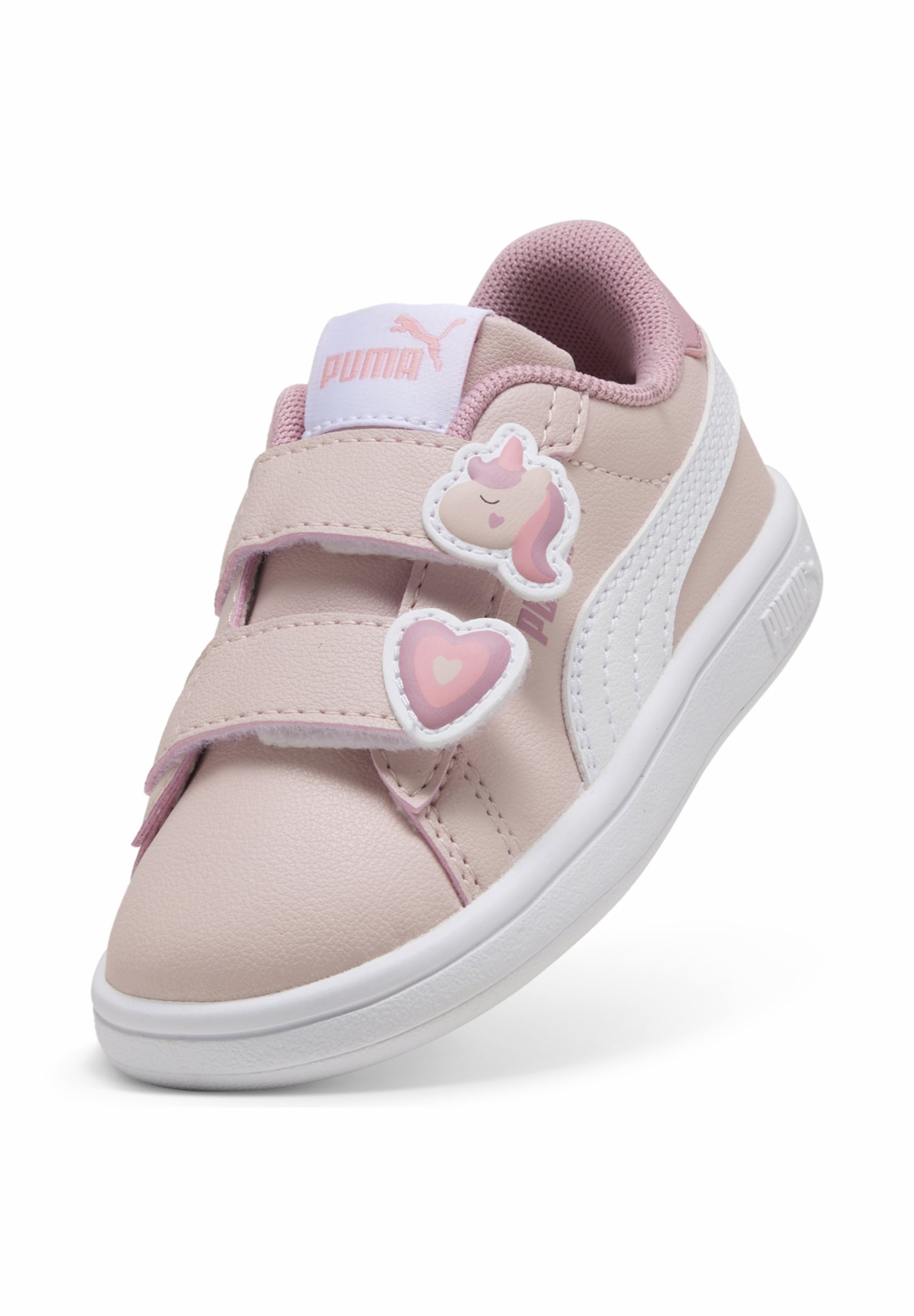 Puma SMASH - Babyschoenen - mauve mist/wit