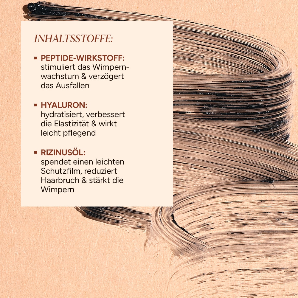 Mascara ai peptidi Juniglück - 8 ml