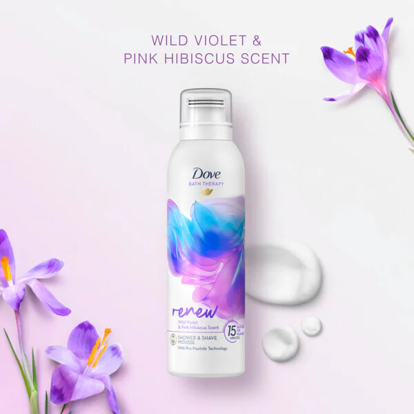 Dove Sprchová pěna Renew Sprchový gel a holení 200ml