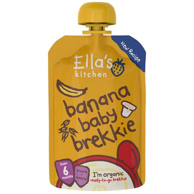 Ella's Kitchen Banana Baby Brekkie -pussit 100 g 100 g