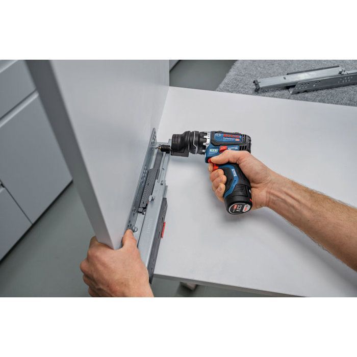Perceuse-visseuse sans fil BOSCH PROFESSIONAL - Flexiclick GSR 12V-32 FC - Sans batterie ni chargeur - Avec accessoires