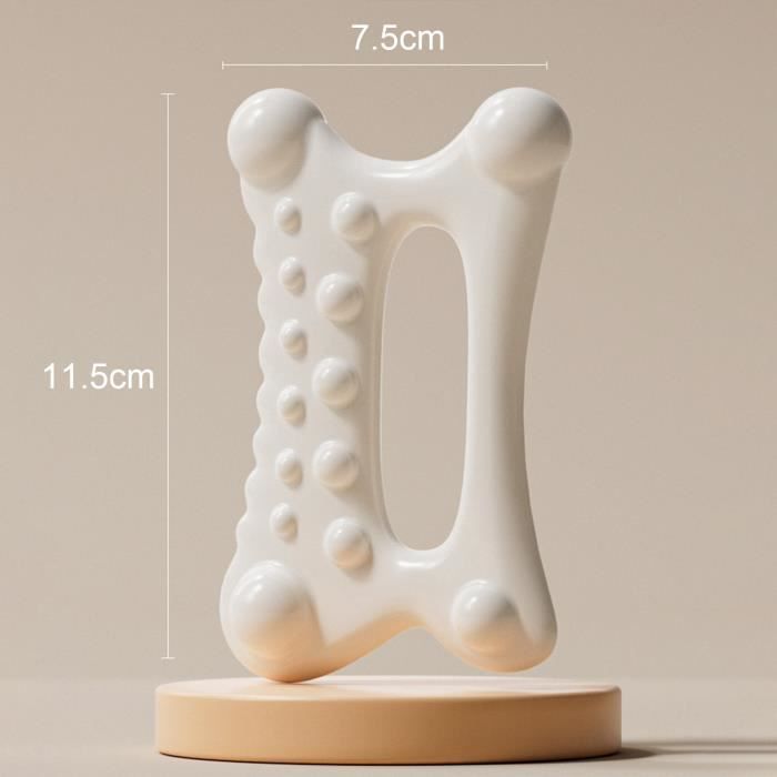 Gua Sha -kasvohierontatyökalu, universaali Gua Sha -vartalon ryppyjä ehkäisevä työkalu kasvoille, silmille, kaulalle