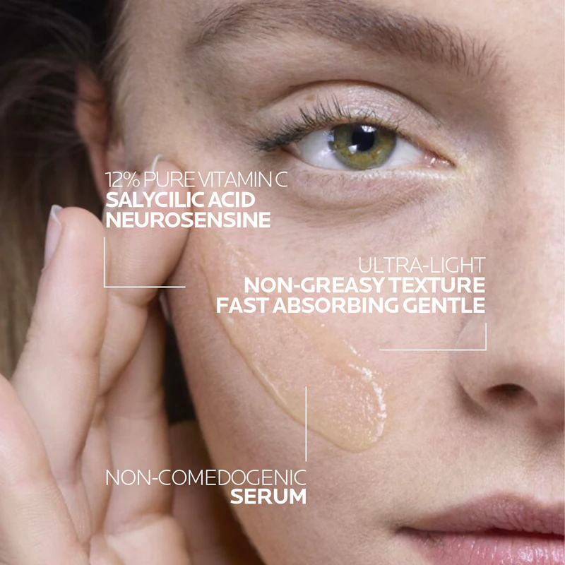 Sérum Clareador Antirrugas La Roche-Posay Pure Vitamin C12 com Vitamina C