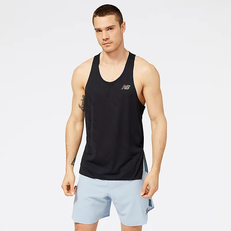 Q Speed Jacquard-T-Shirt für Herren – SCHWARZ