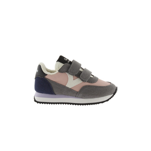 Victoria Astro Kids Nylon Sneakers med flerfärgade delar och dubbel kardborreknäppning