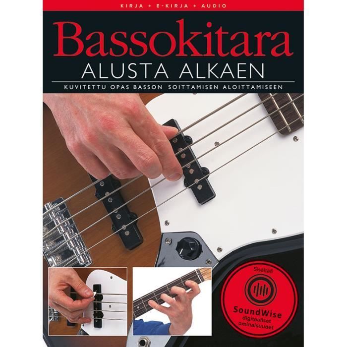 Bajo eléctrico - Bassokitara - Guía práctica - Audioraidat - Color blanco