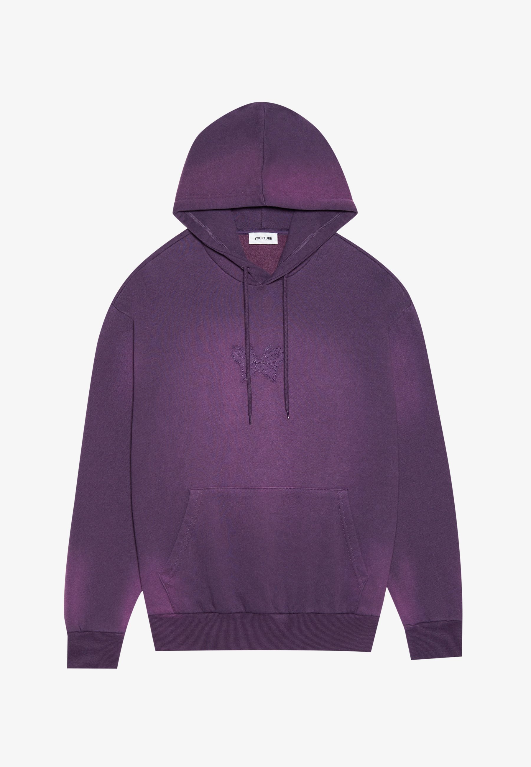 Felpa unisex YOURTURN - viola scuro