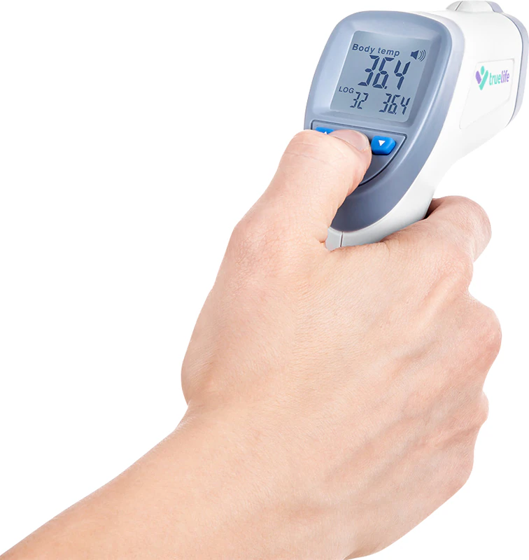 Termômetro elétrico sem contato TrueLife Care Q7 Blue para dispositivos médicos