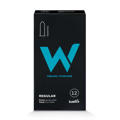 Condones W Wells W Regular 12 unidades 12 unidades